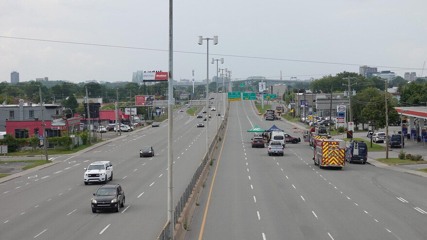 Boulevard Taschereau à Longueuil © Sébastien Lauzon / Radio-Canada Information