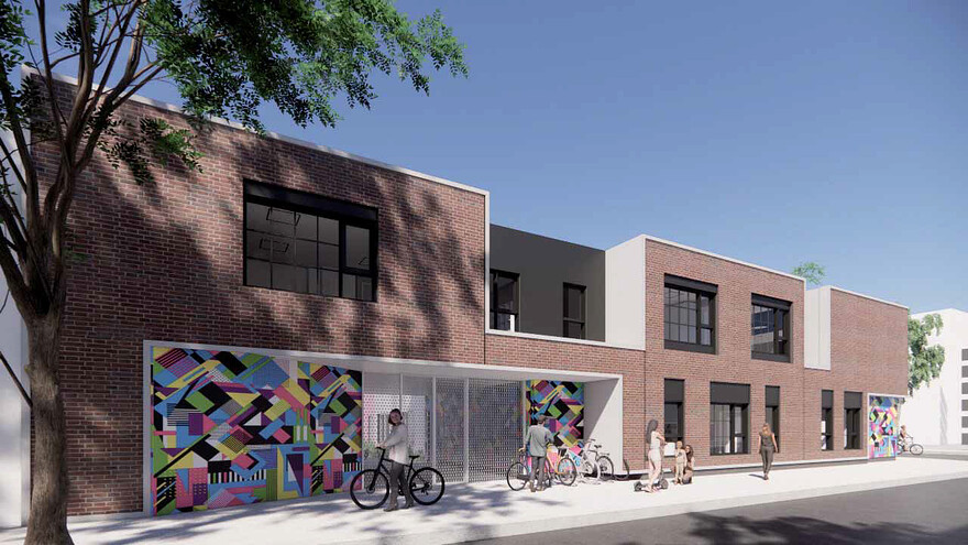 CPE Les enfants de l'avenir - entrée secondaire rue Augustin-Cantin - version PIIA 2025 ©ACDF