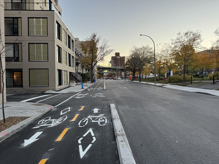 De Maisonneuve / Laforce, vue vers l'ouest