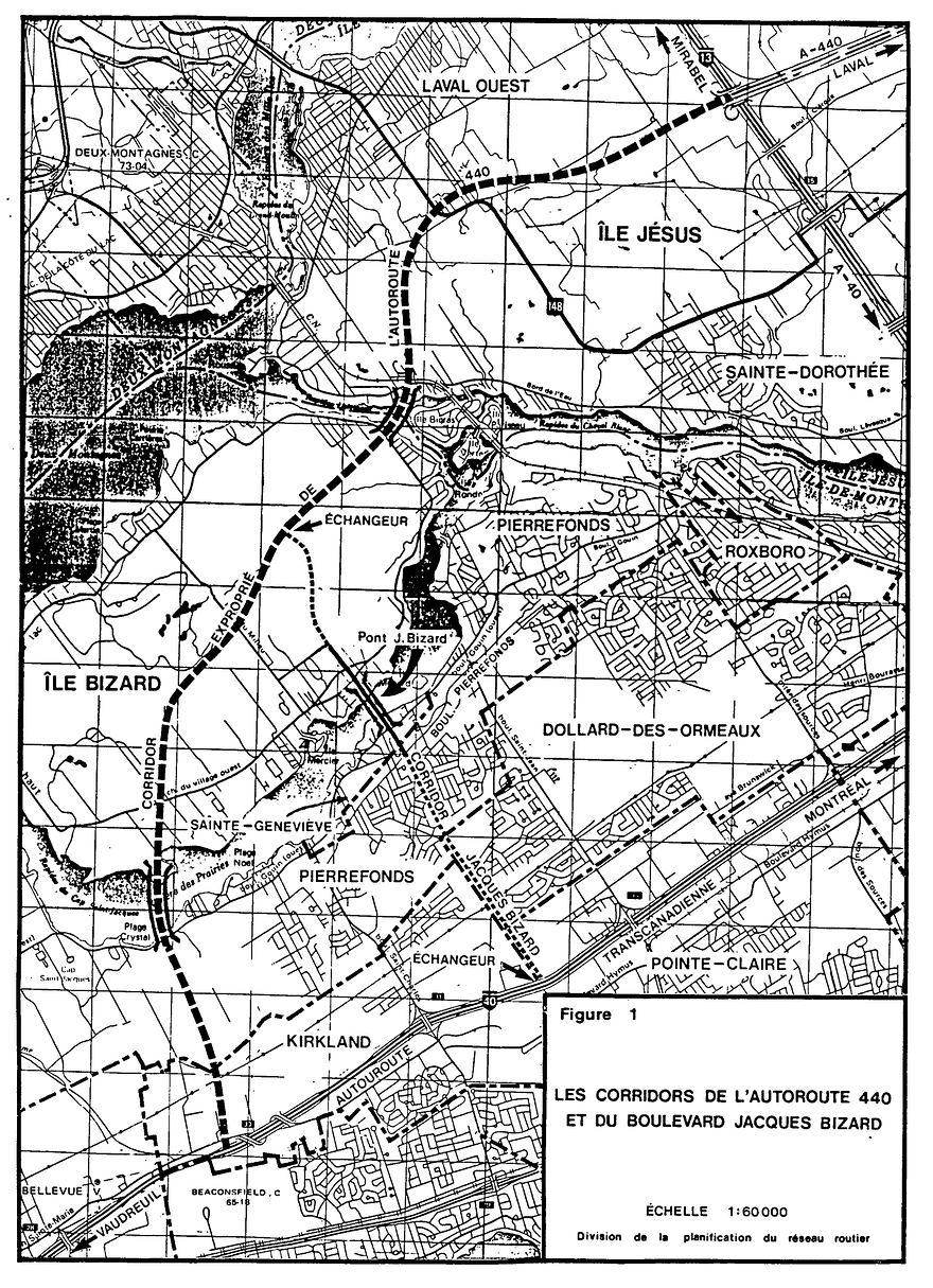 Tirée du Rapport d'étude sur le corridor Jacques-Bizard