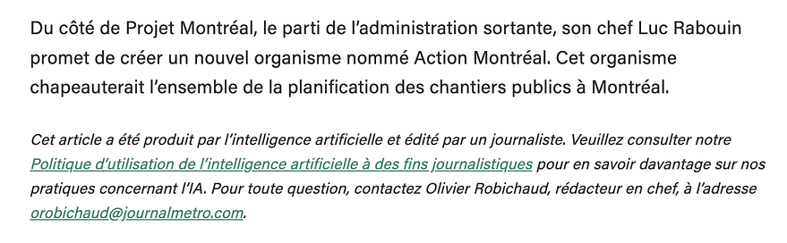 Luc Rabouin va créer Action Montréal