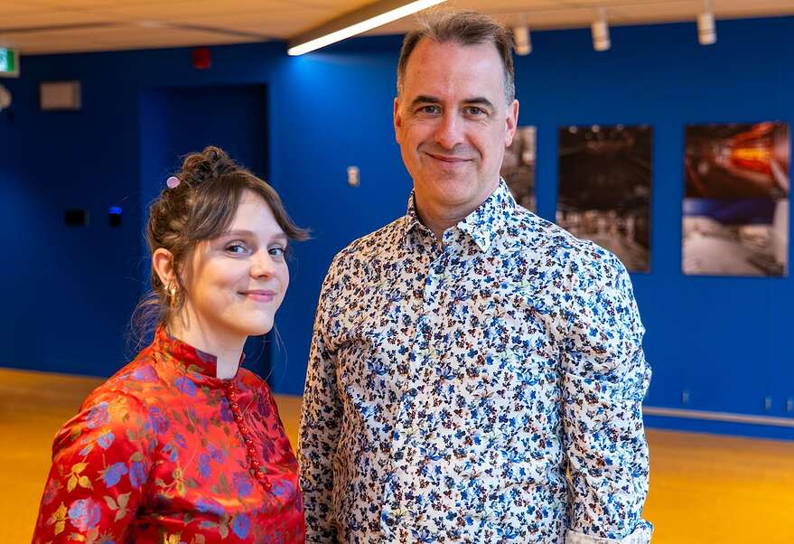 Le directeur général et codirecteur artistique de La Caserne, Jean-Philippe Joubert, et la codirectrice artistique et responsable de la programmation, Mélissa Merlo.