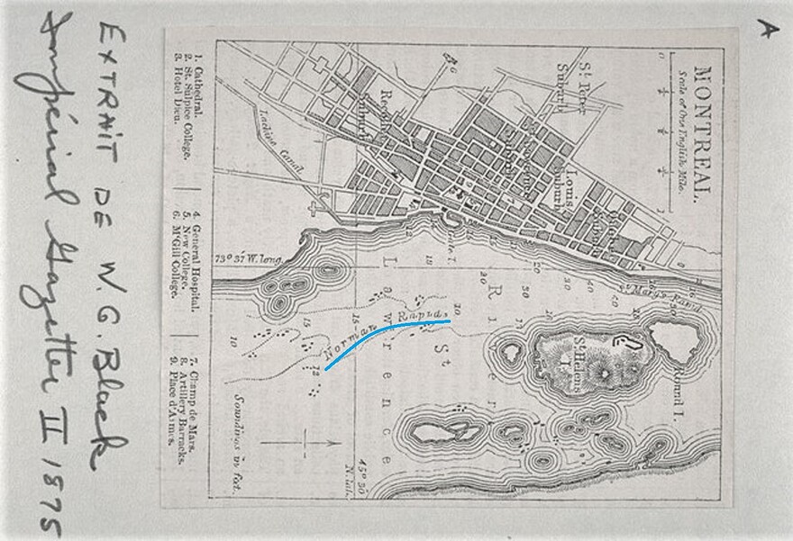 1855 carte plan