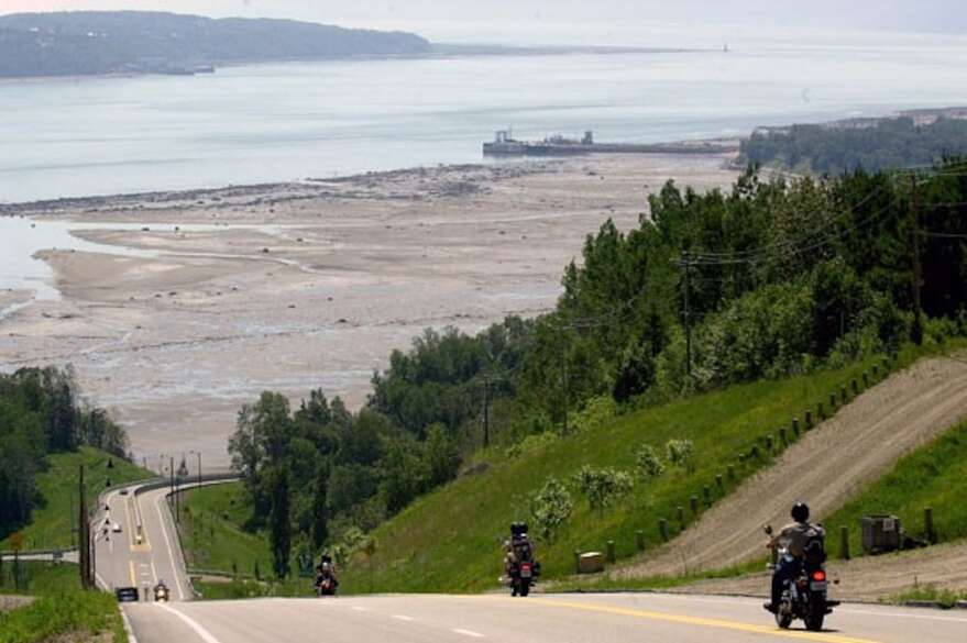 La Grande Côte des Éboulements, dans Charlevoix.
