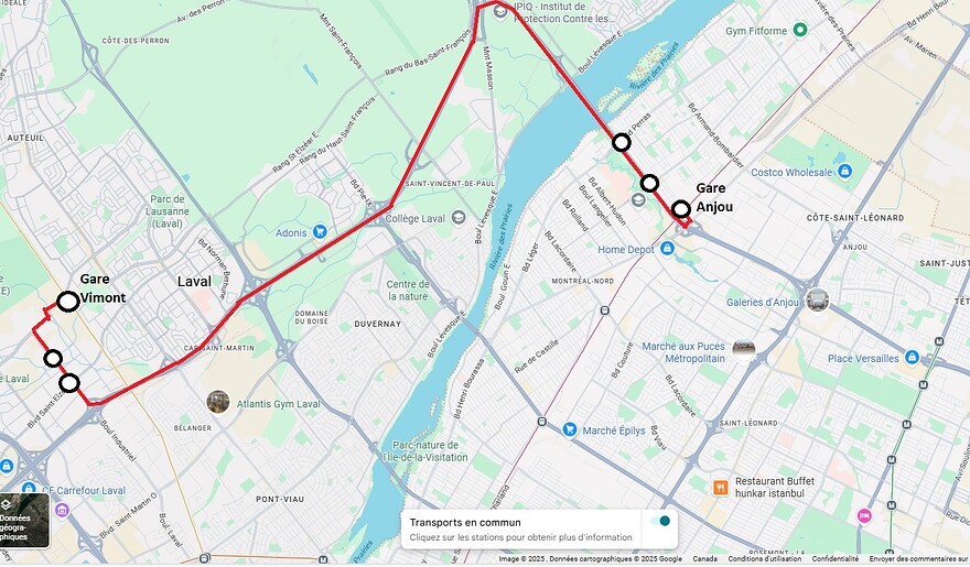 STL 727 Gare Vimont-Gare Anjou.