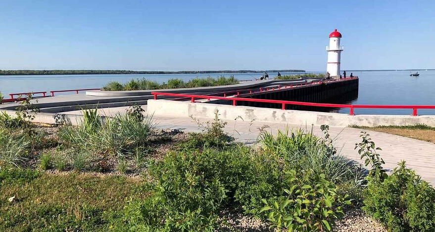 Quai 34 rénové à Lachine. Crédit photo – Karim Moore