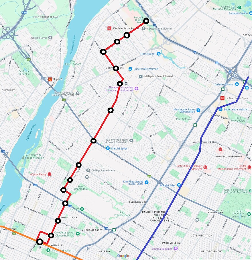 Autobus Sauvé-Lacordaire