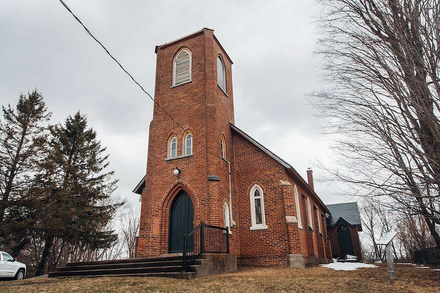 L'ancienne église Saint-John The Evangelist de Knowlton date de 1859.