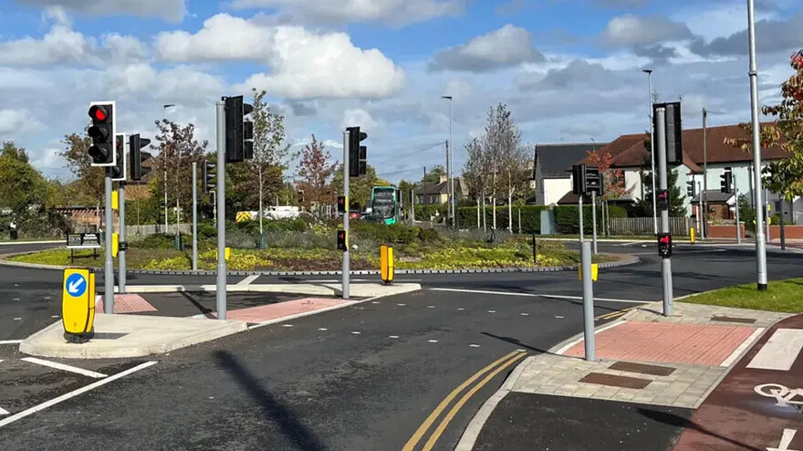 Then 36 traffic lights and priority lanes for active travel were added ©Jozef Hall / BBC