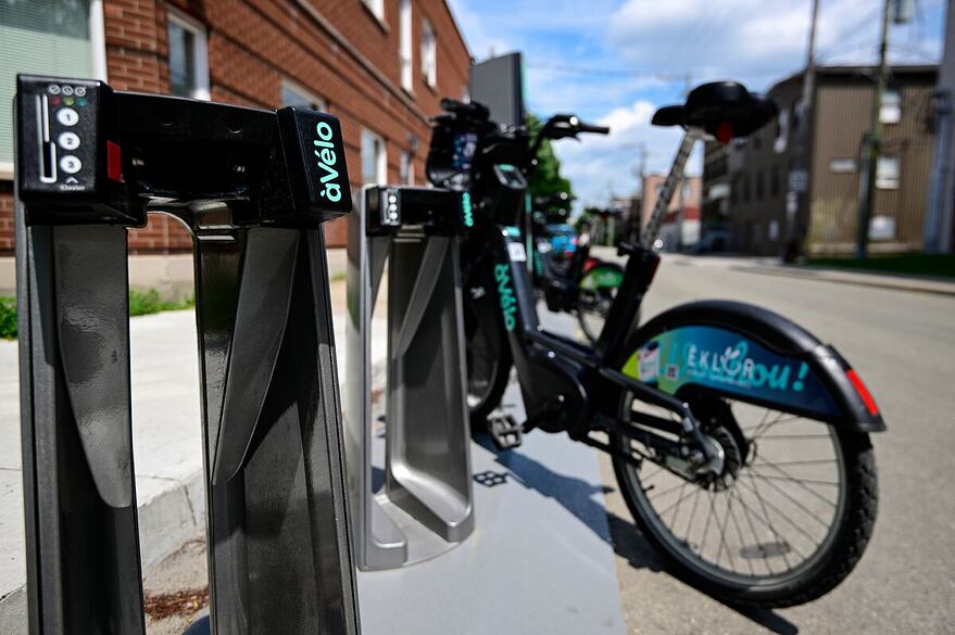 Le service àVélo compte 165 points de location libre-service répartis sur le territoire de la Ville de Québec.