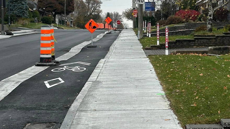 Nouvelle piste cyclable de Beauport ©Cogeco Média/Alexandre Tétreault