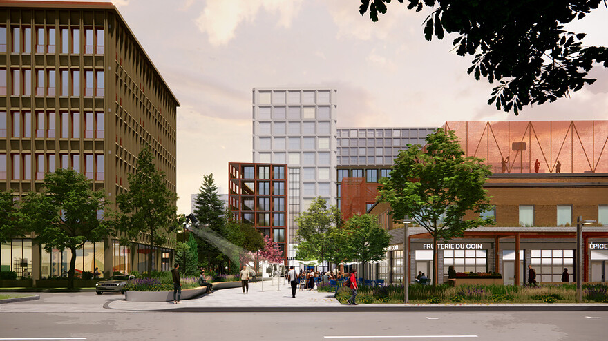 La Plaza ONF, accessible de la rue Houde