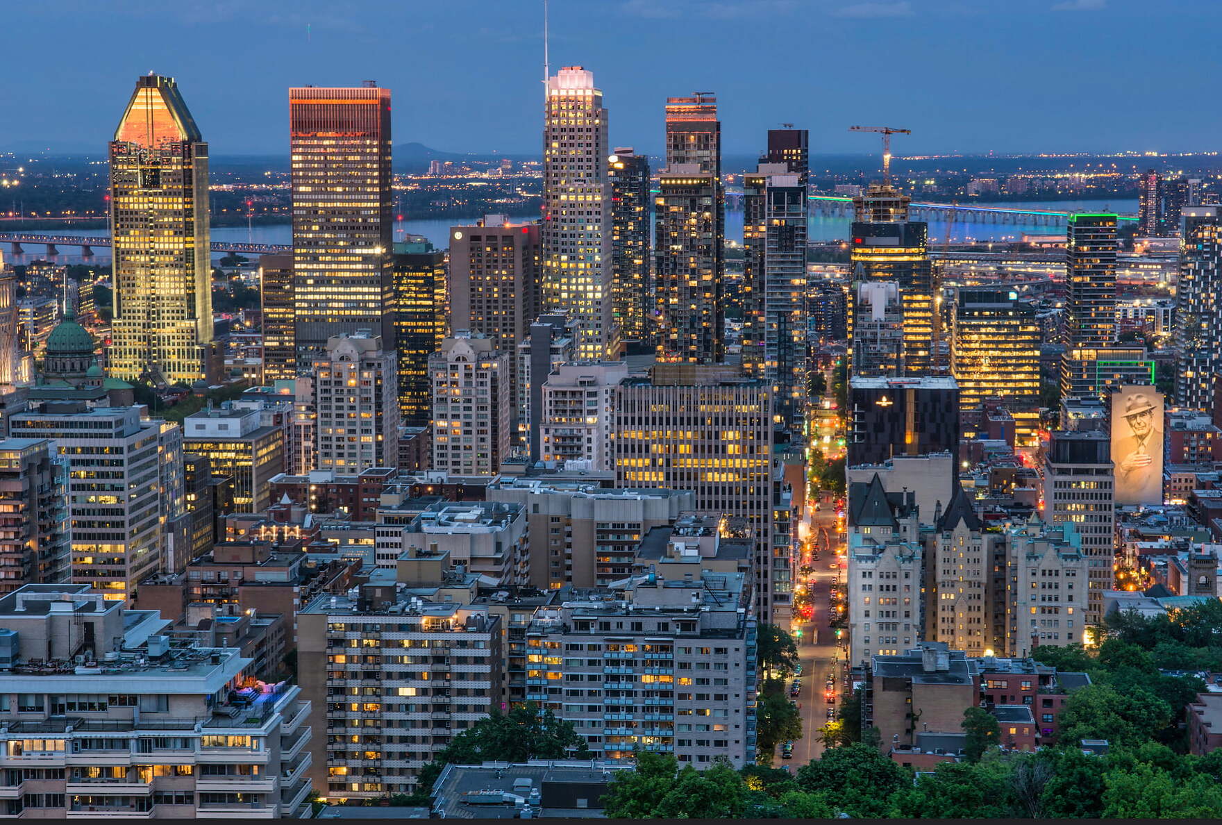 Skyline De Montréal - Photographie - Agora Montréal