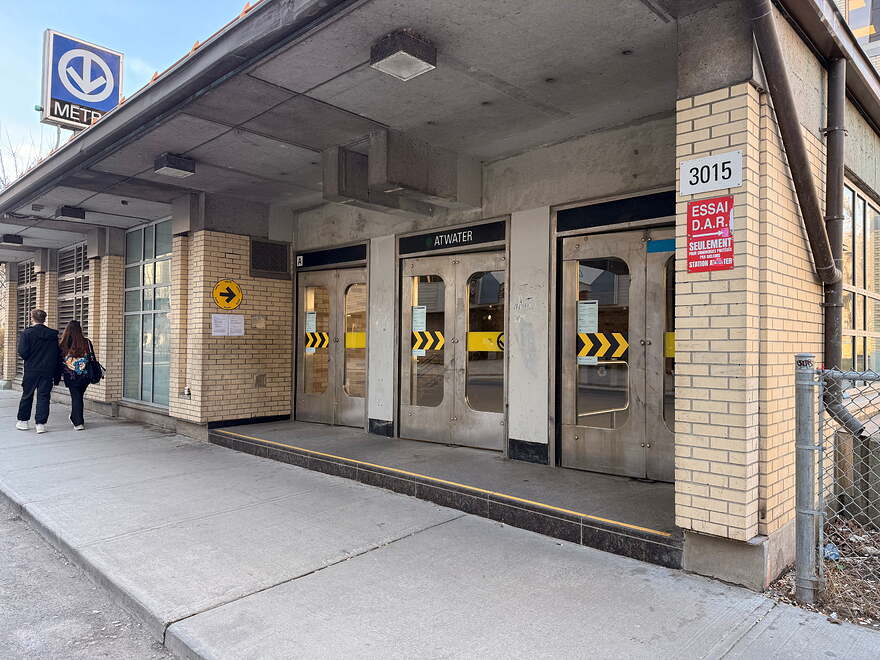 Accès A de la station Atwater