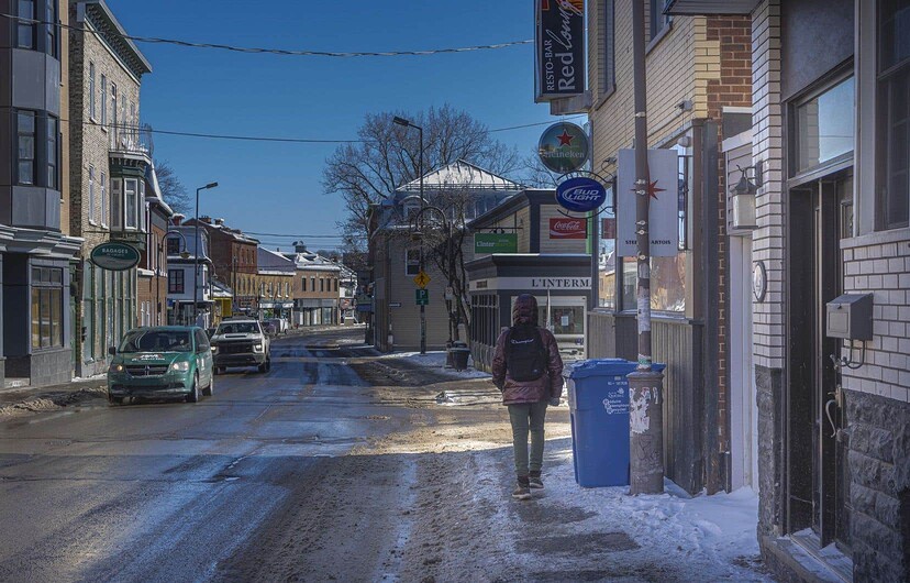 La rue Saint-Vallier Ouest, dans le quartier Saint-Sauveur, à Québec