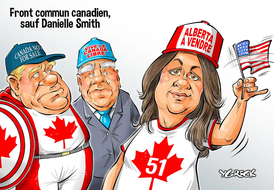 Front commun canadien, sauf Danielle Smith ©Ygreck / Journal de Québec