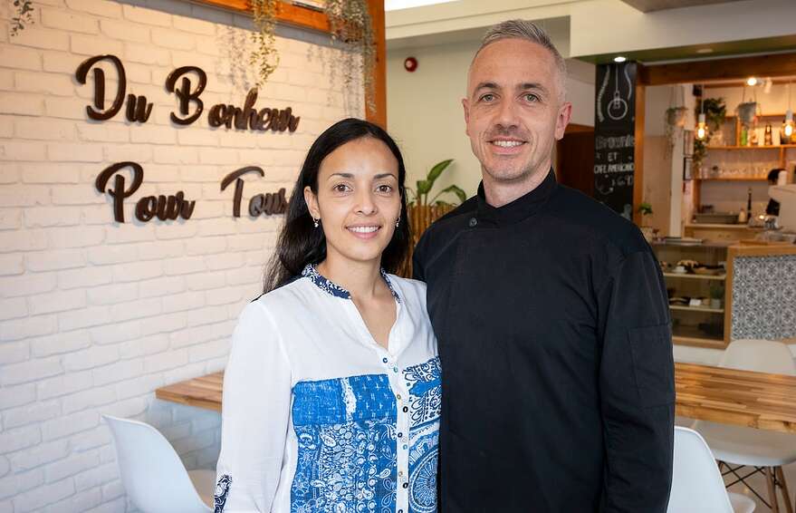 Darly Calderon et Aurélien Gauthier de la Maison Padma aiment l'authenticité du Trait-Carré.