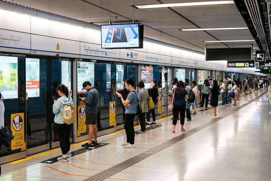 Le métro d'Hong Kong