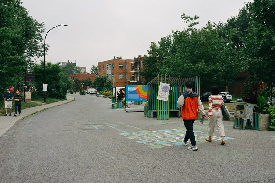 Photo: Adil Boukind Le Devoir La promenade Jean-Brillant dans l’arrondissement de Côte-des-Neiges–Notre-Dame-de-Grâce, à Montréal, sera rendue piétonne de façon permanente au terme des travaux.
