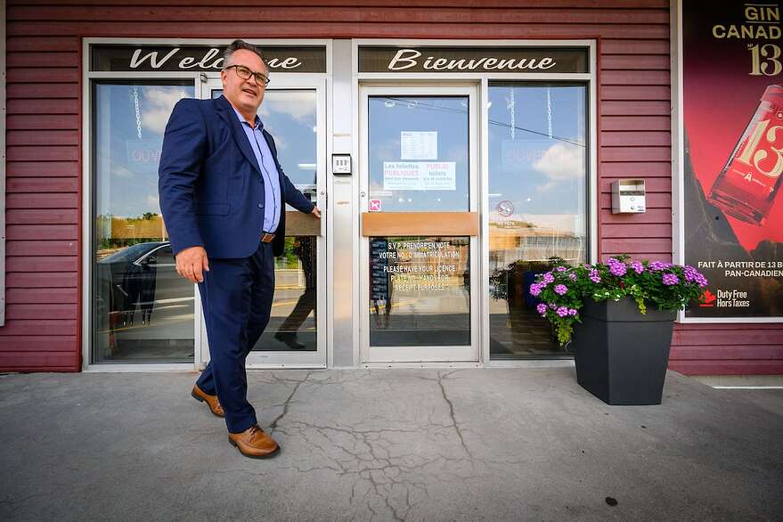 Éric Lapointe, propriétaire de la Boutique hors-taxes de la Beauce espérait un plus grand afflux de voyageurs durant les semaines de la construction pour sortir sa tête de l’eau.