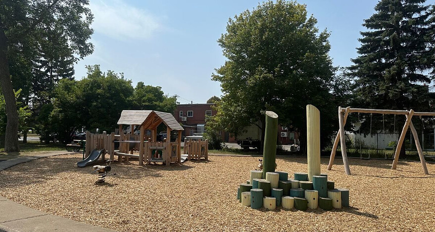 Parc Brewster. Parc éponge à Lachine. Crédit photo – Anaïs Amoros