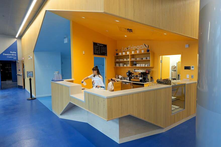 La Caserne s'est dotée d'un café baptisé La Fringale.