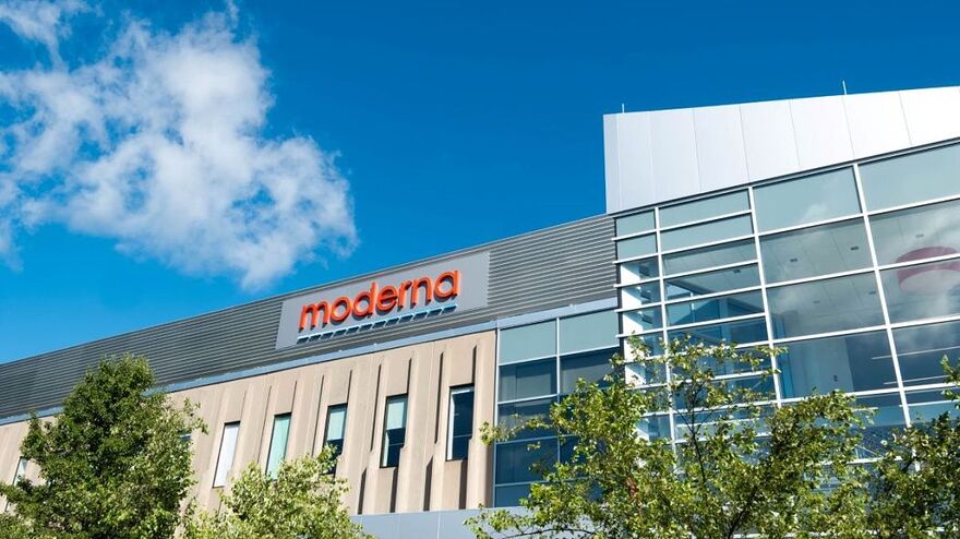 Le quartier général de Moderna au Massachusetts aux États-Unis