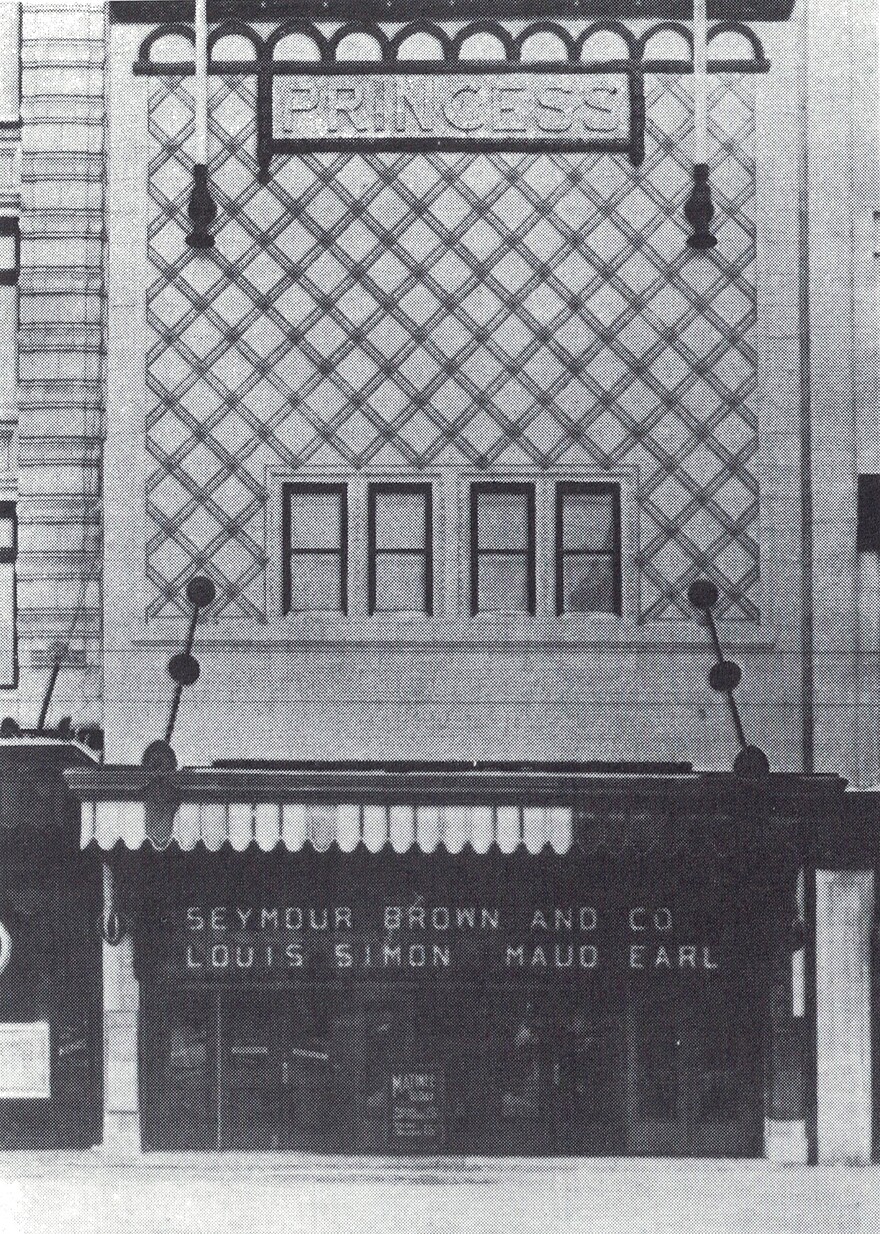 1918 MtlMoviePalaces Princess façade c1917