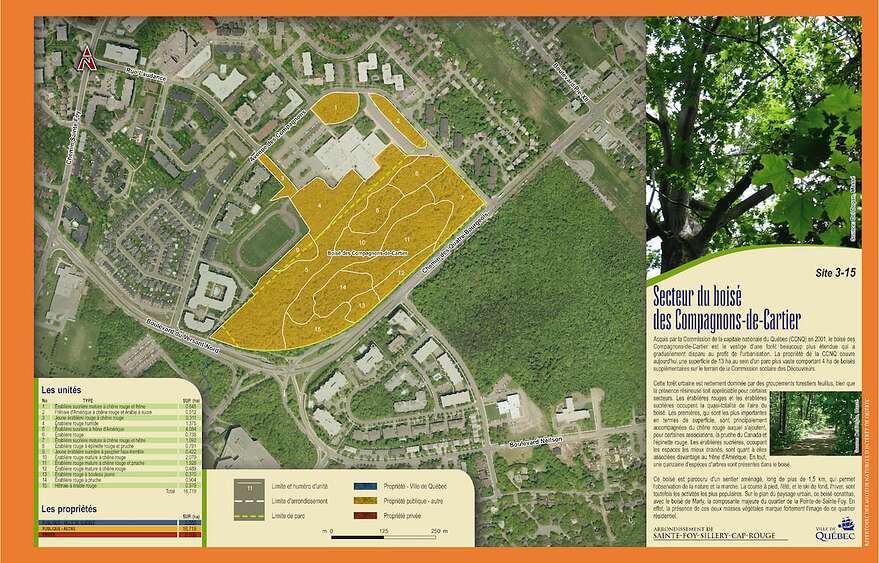 Les travaux d'agrandissement se trouveront dans l'unité quatre du boisé.