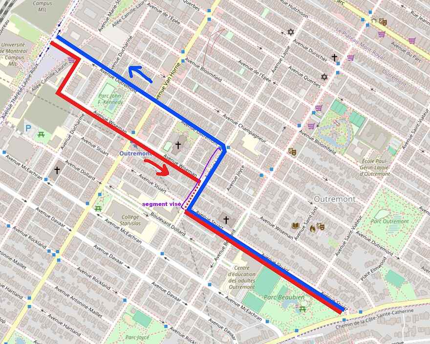 plan piste Stuart Lajoie Outremont