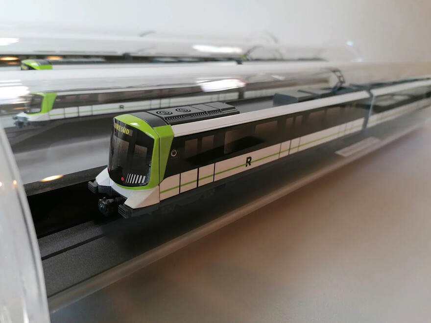 Métro de Montréal au 1/87eme, ALSTOM