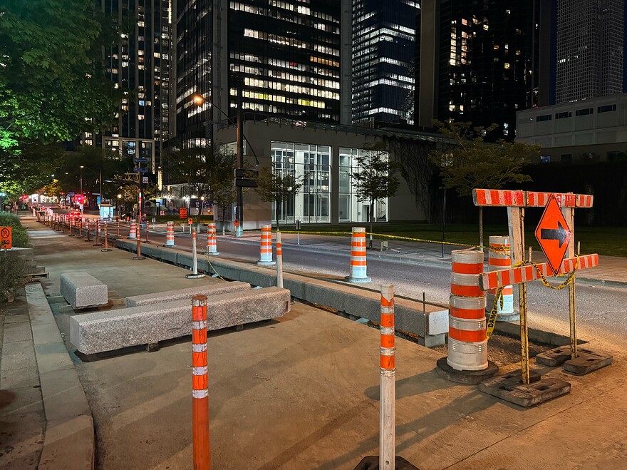 Beaver Hall / Viger, vue vers le sud-ouest