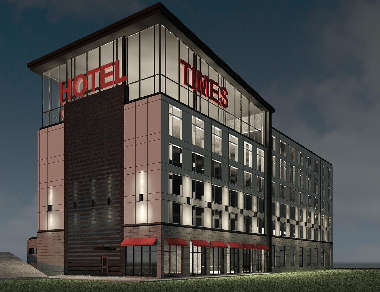 Grand TIMES Hôtel Blainville 6 étages (2021) Projets terminés