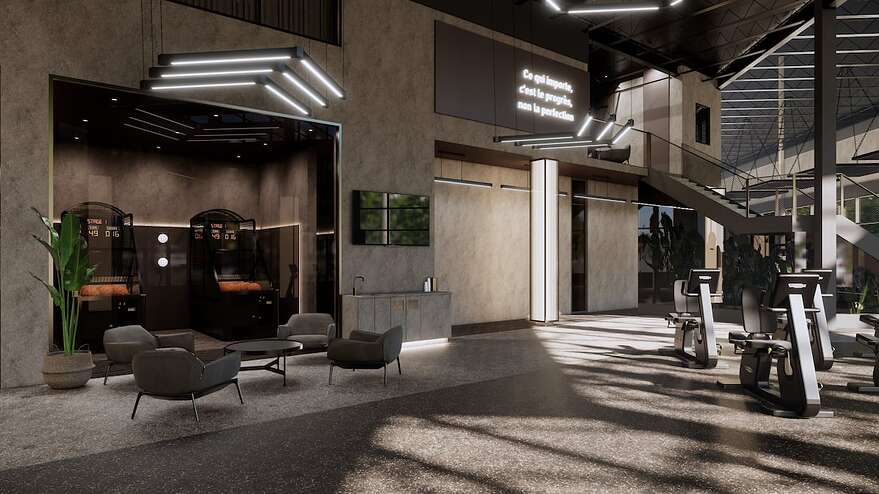 Les clients bénéficieront d'un gym ultra-moderne.