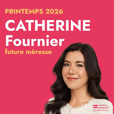 PHOTO TIRÉE DE LA PAGE FACEBOOK DE CATHERINE FOURNIER - Catherine Fournier a misé sur un jeu de mots pour annoncer lundi qu’elle était enceinte.