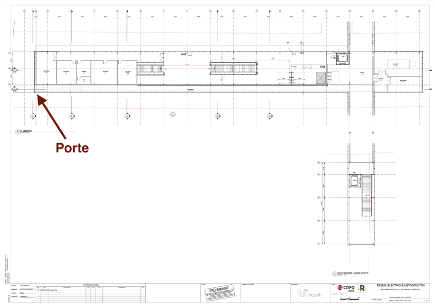 NouvLR - Plans station du Quartier préliminaire - Projet REM Gallerie