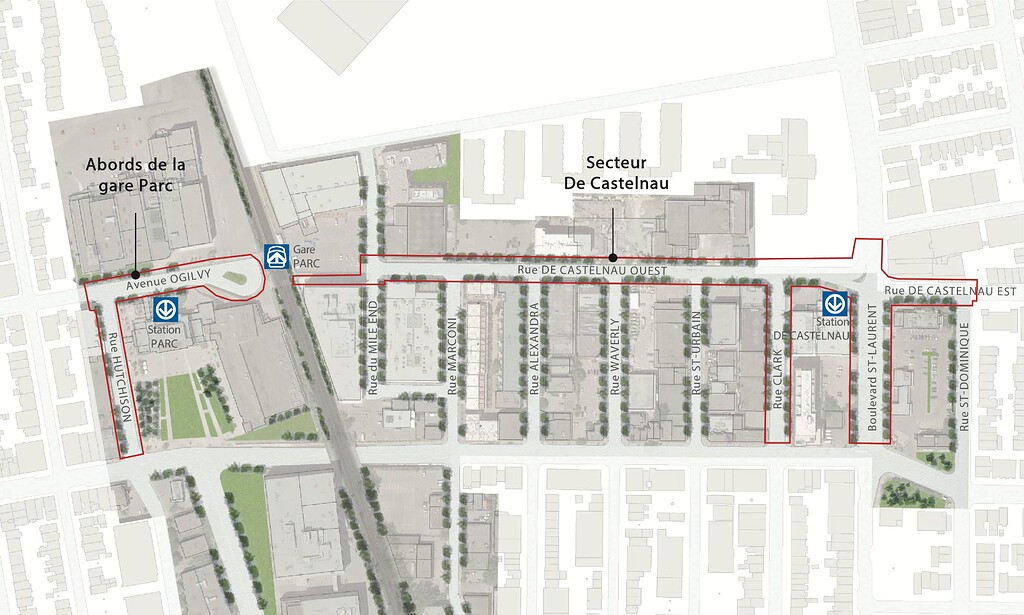 Réaménagement de la rue De Castelnau Voirie et infrastructures