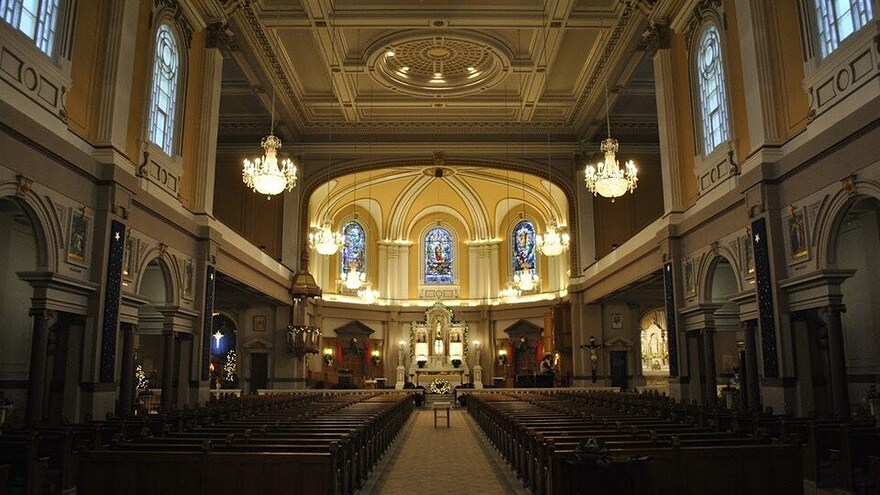 L'intérieur de l'église Très-Saint-Rédempteur