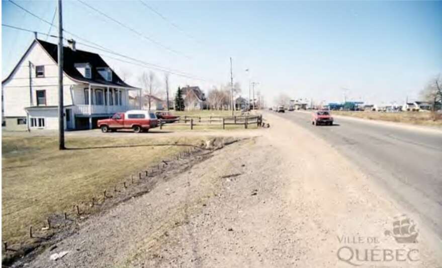 Le paysage du secteur a bien changé depuis cette photo prise en 1985.