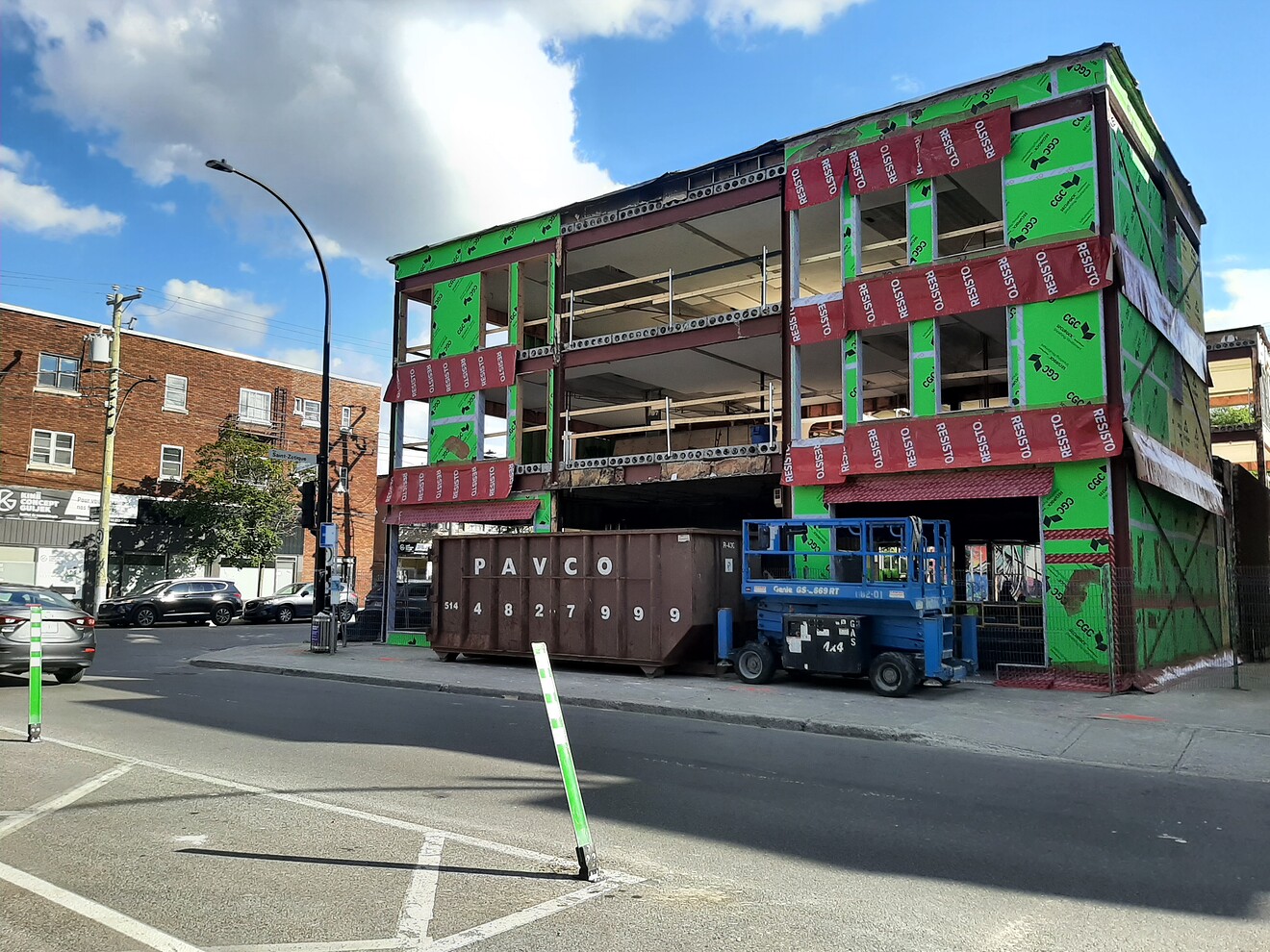 Le 553 de StZotique 3 étages Projets en construction Agora Montréal