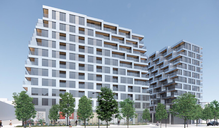 1305 rue William - façade rue William - Version PIIA 2025 ©BLTA