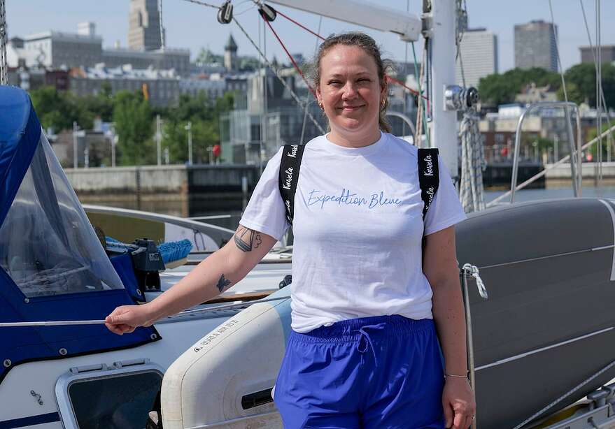Anne-Marie Asselin, fondatrice d'Organisation Bleue, croit que les pays peuvent arriver à un traité sur la pollution en août prochain à Genève.