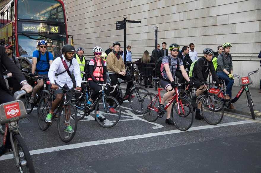 Cyclists In London
