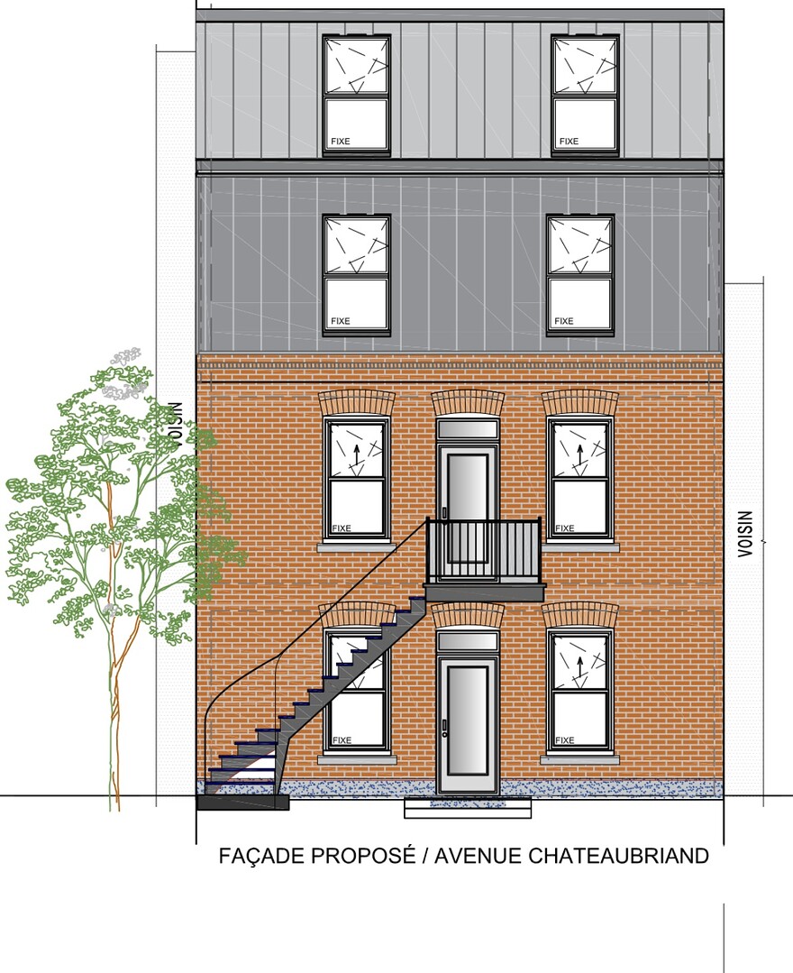 7607 à 7609, avenue De Châteaubriand