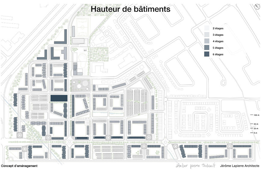 Hauteurs des bâtiments