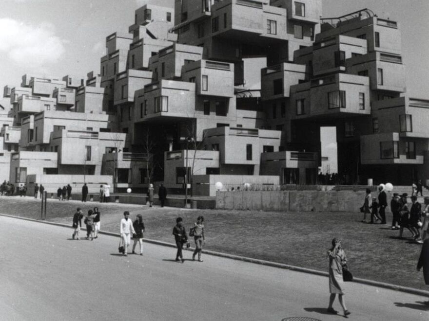 Habitat 67, inspired by architect Moshe Safdie. July 13, 1967