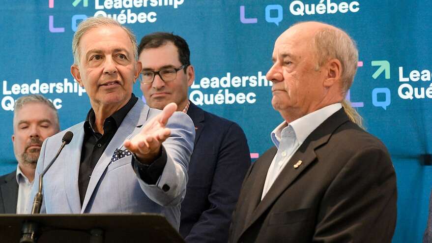 Le chef de Leadership Québec, Sam Hamad