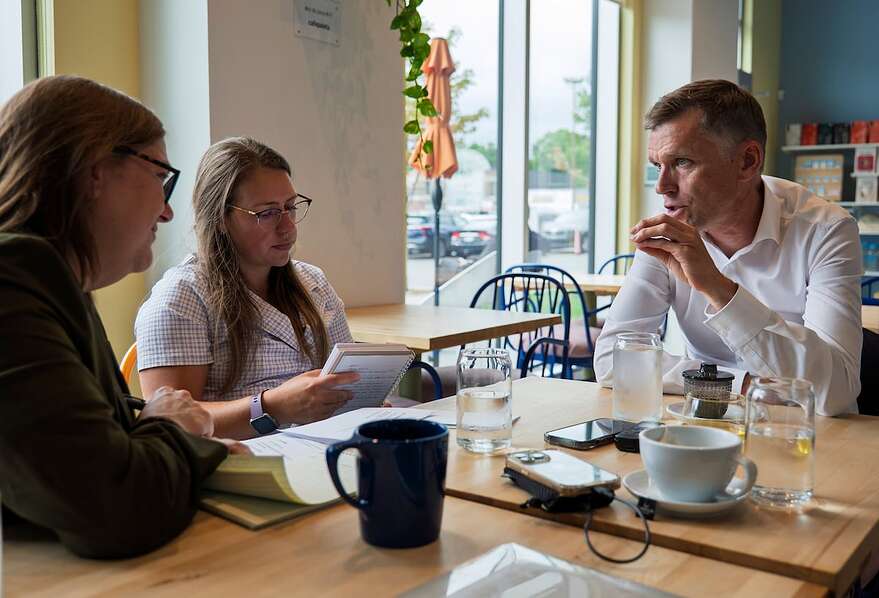 Le maire Bruno Marchand en entrevue avec <em>Le Soleil</em>