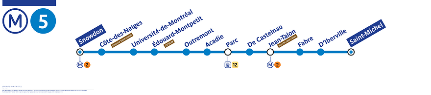 Carte ligne 5 2024