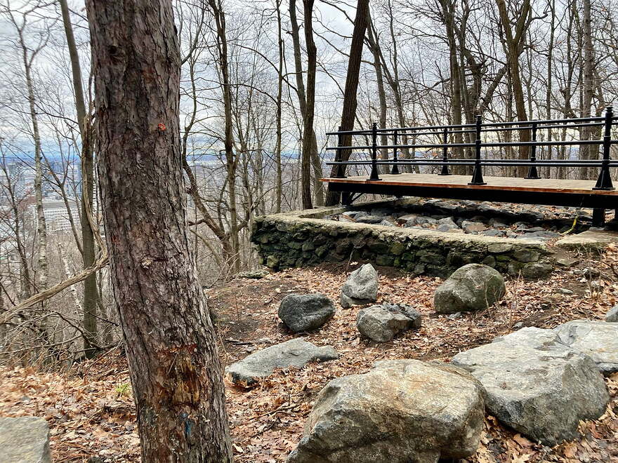 Nouvelle passerelle du parc du Mont-Royal ©Claude Deschênes880x660